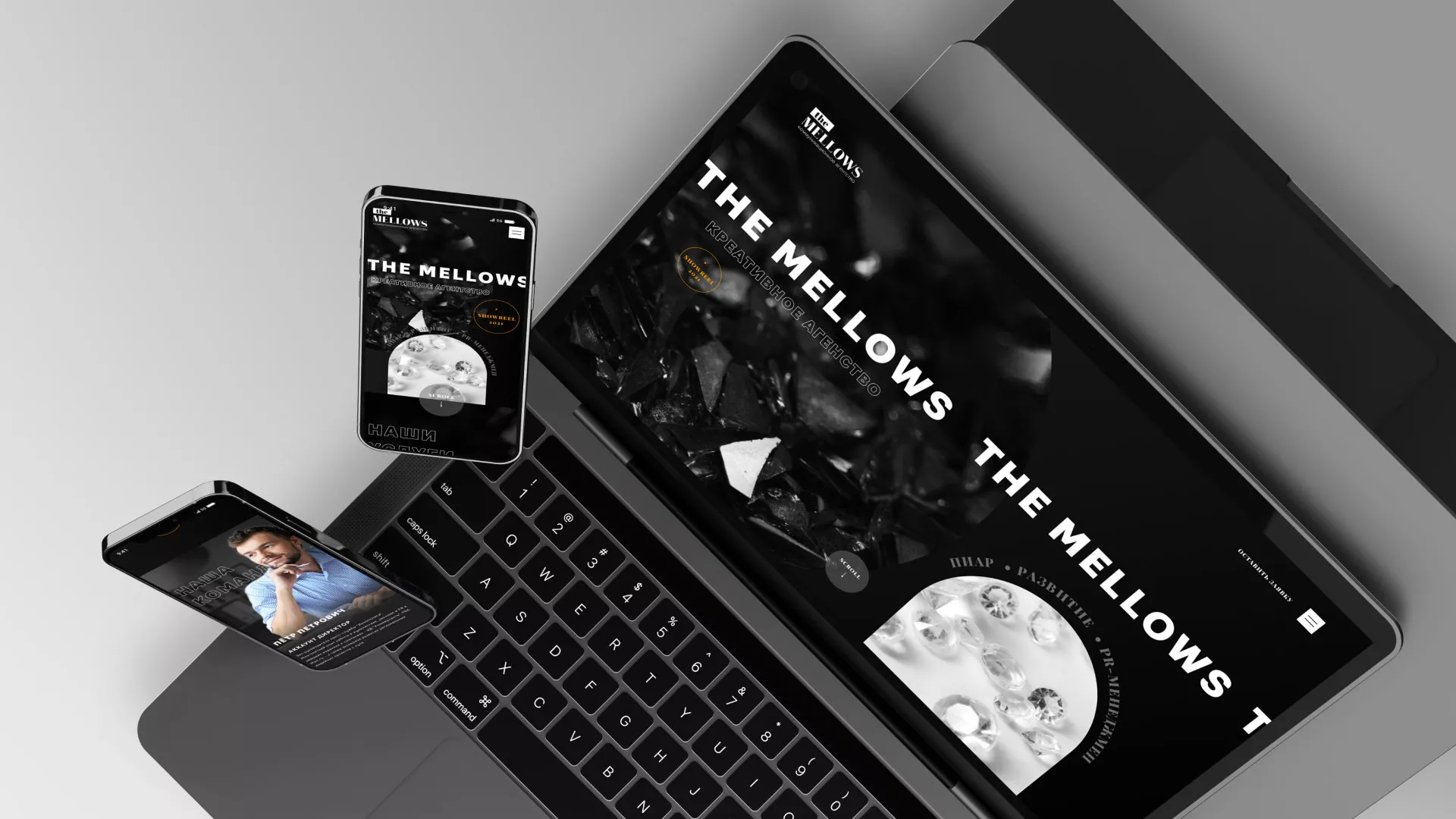 Разработка сайта креативного агентства «The Mellows» в Буинске