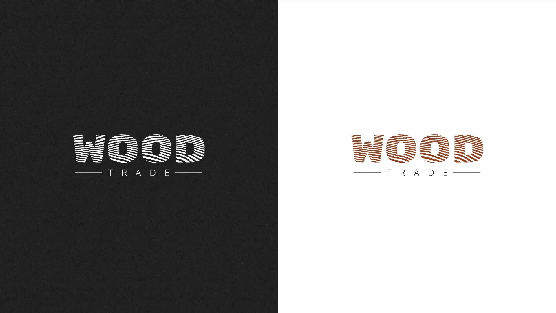 Разработка логотипа для компании «Wood Trade» в Буинске