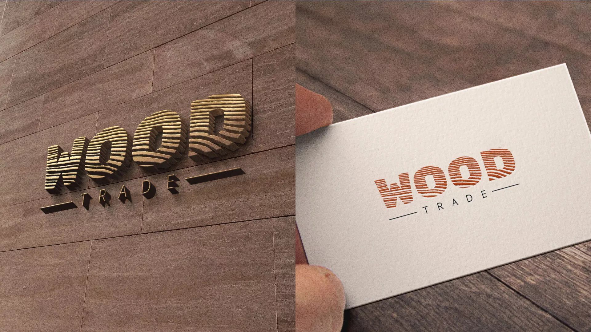Разработка логотипа для компании «Wood Trade» в Буинске