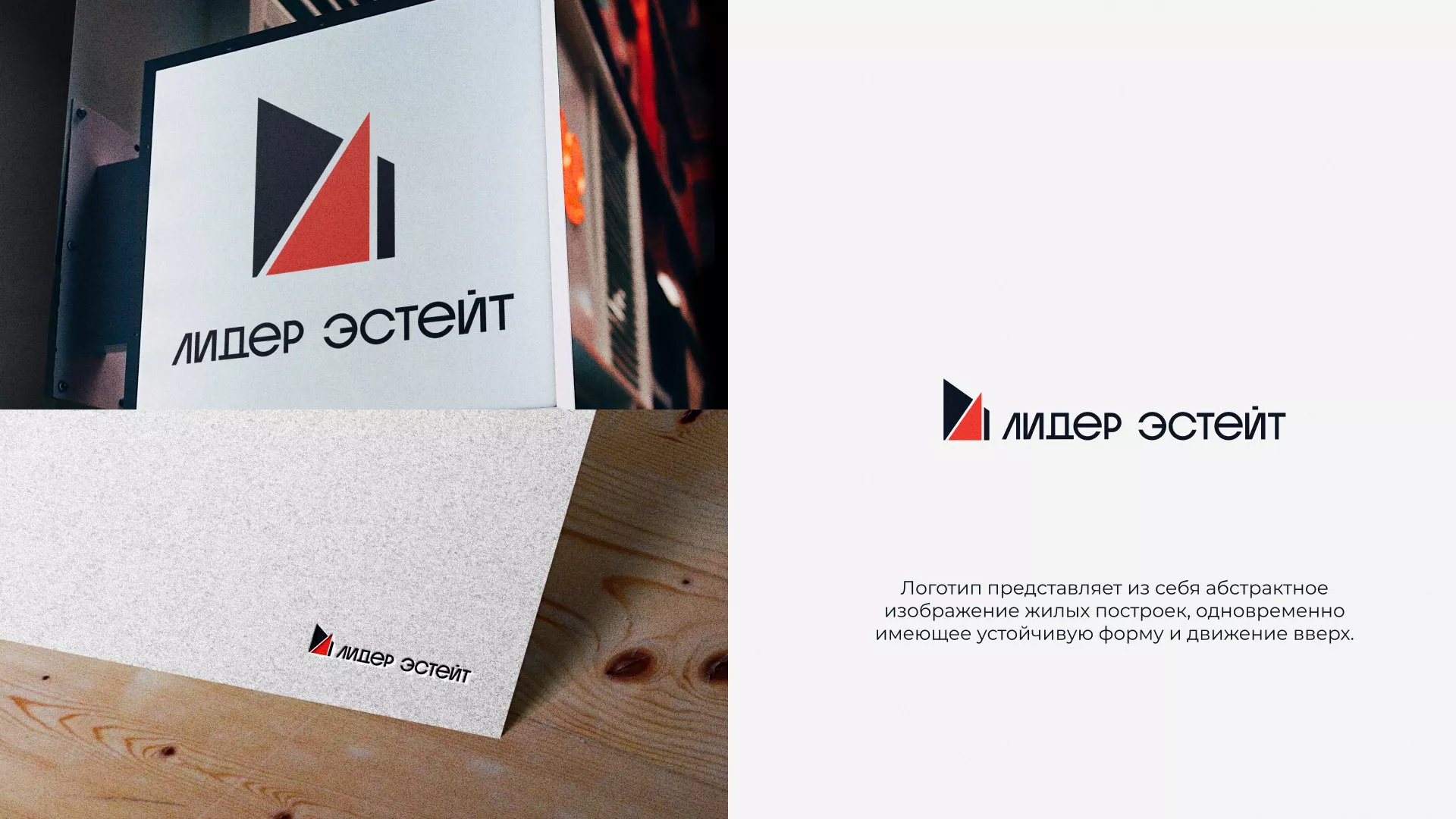 Сделали логотип для агентства недвижимости «Лидер Эстейт» в Буинске