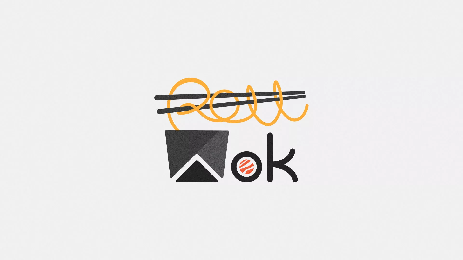 Разработка логотипа в Буинске для суши-бара «Roll Wok Club» Разработка логотипа в Буинске для суши-бара «Roll Wok Club»